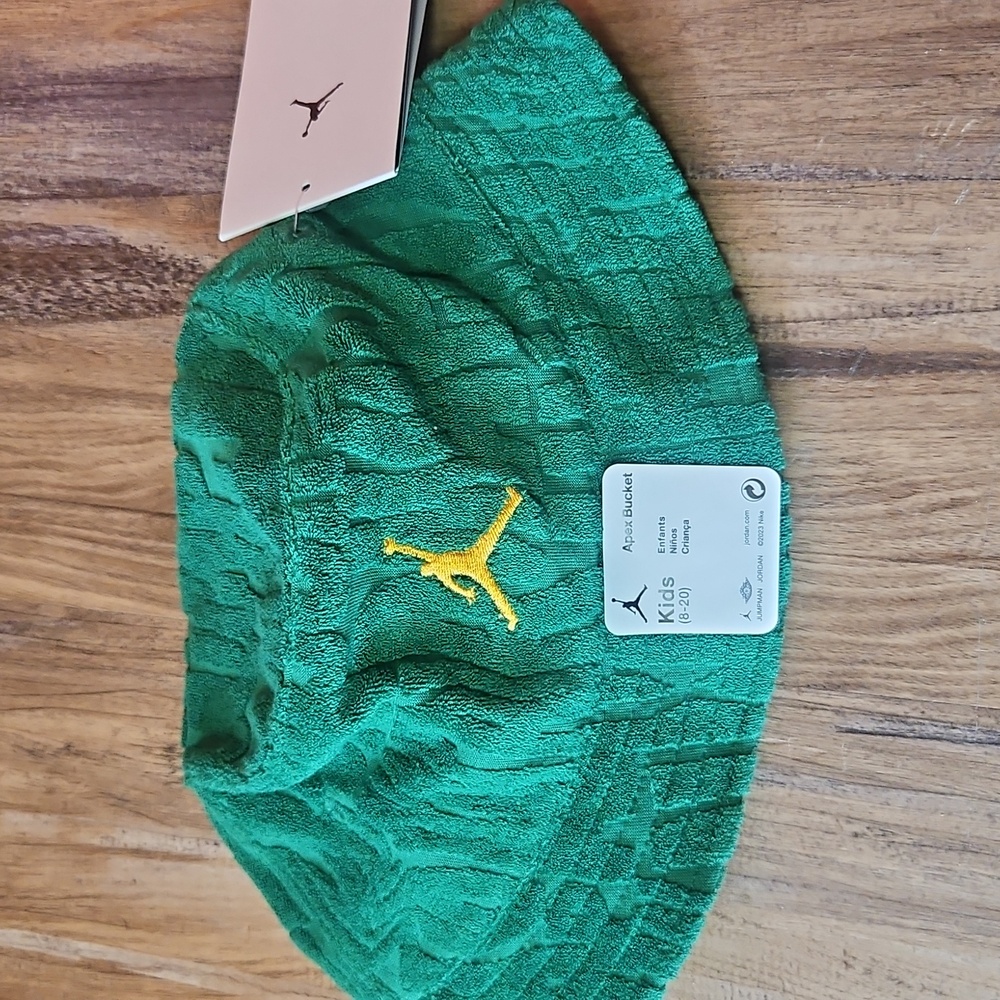 Jordan Kids’ Fuel Up Cool Down Bucket Hat: GREEN: NEW WITH TAGS: YOUTH 8-20